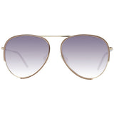 Ana Hickmann Gold Metal Sunglasses