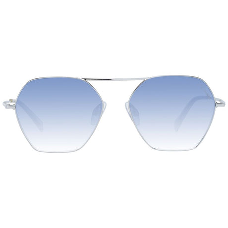 Ana Hickmann Gray Metal Sunglasses
