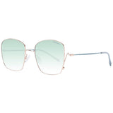Ana Hickmann Gold Metal Sunglasses