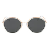 Ana Hickmann White Metal Sunglasses