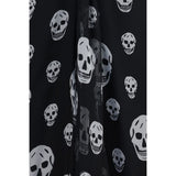 Alexander McQueen Black Silk Long Skirt