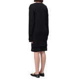 Lemaire Black Cotton Casual Dress