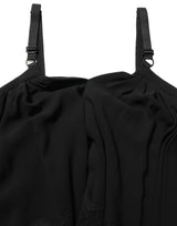 Dolce & Gabbana Black Sleeveless Floral Lace Tank Blouse Top