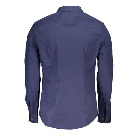 Tommy Hilfiger Blue Cotton Mens Shirt