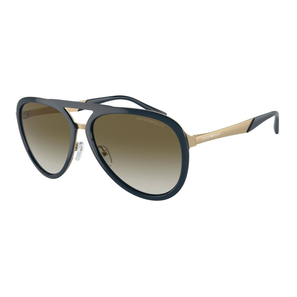 Emporio Armani Blue Metal Sunglasses