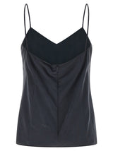 Max Mara Gray Silk Sleeveles T-Shirt