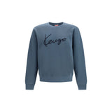 Kenzo Blue Cotton Sweatshirt