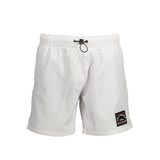 Karl Lagerfeld Bianco Polyester Men's Swim Boxer