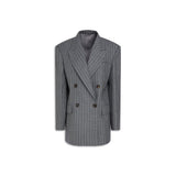 Brunello Cucinelli Gray Virgin Wool Blazer