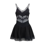 Charo Ruiz Black Cotton Casual Dress