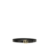 Gucci Black Calf Leather Bos Taurus Regular Belt