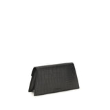 Alexander McQueen Black Calf Leather Bos Taurus Shoulder Bag