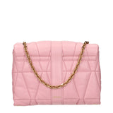Versace Pink Leather Shoulder Bag