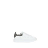 Alexander McQueen White Calf Leather Bos Taurus Platform Sneakers