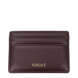 Versace Brown Leather Cardholder