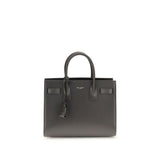 Saint Laurent Gray Calf Leather Bos Taurus Handbag