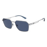 Emporio Armani Gray Metal Sunglasses