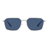 Emporio Armani Gray Metal Sunglasses