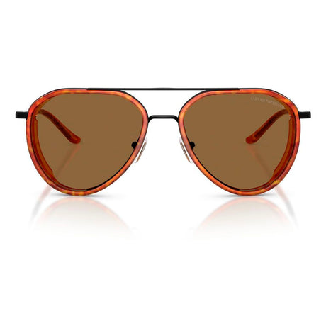 Emporio Armani Black Metal Sunglasses