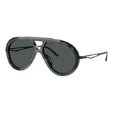 Emporio Armani Gray Acetate Sunglasses
