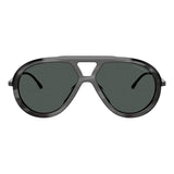 Emporio Armani Gray Acetate Sunglasses