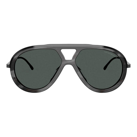 Emporio Armani Gray Acetate Sunglasses