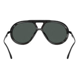 Emporio Armani Gray Acetate Sunglasses