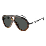 Emporio Armani Brown Acetate Sunglasses