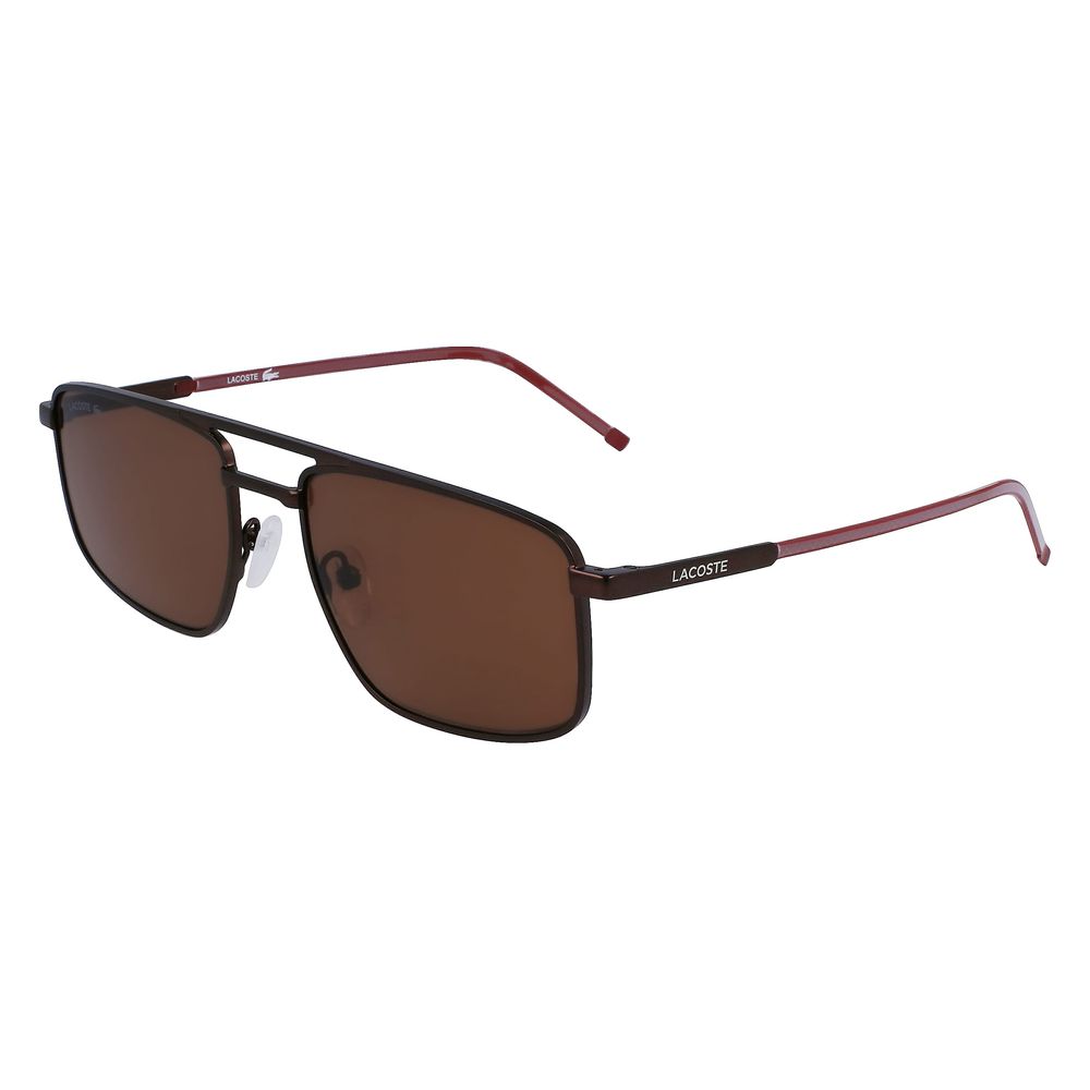 Lacoste Brown Metal Sunglasses