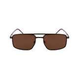 Lacoste Brown Metal Sunglasses