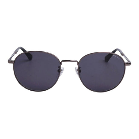 Police Gray Metal Sunglasses
