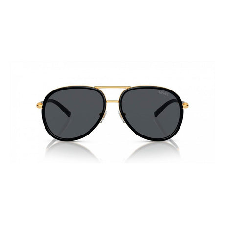 Versace Black Metal Sunglasses