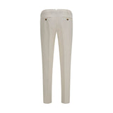 Brunello Cucinelli White Cotton Casual Pants