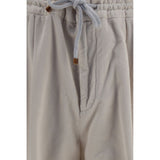 Brunello Cucinelli Beige Cotton Casual Pants