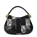 Roberto Cavalli Black Leather Handbag