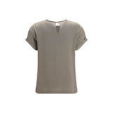Brunello Cucinelli Beige Elastane Blouse
