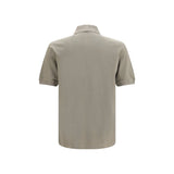 Brunello Cucinelli Bicolor Cotton Polo Shirt