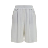 Brunello Cucinelli White Cotton Clothing
