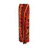 Emilio Pucci Orange Viscose Long Skirt