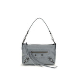 Balenciaga Gray Lamb Ovis Aries Aries Handbag