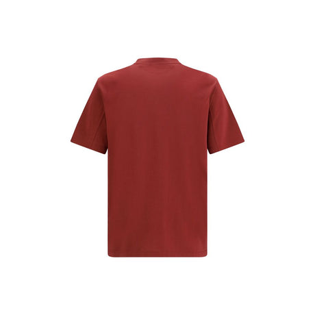 Brunello Cucinelli Bordeaux Cotton T-Shirt