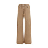 Brunello Cucinelli Beige Cotton Jeans Denim