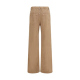 Brunello Cucinelli Beige Cotton Jeans Denim
