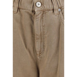 Brunello Cucinelli Beige Cotton Jeans Denim