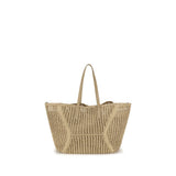 Brunello Cucinelli Beige Raffia Handbag