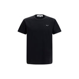 Comme Des Garçons Play Black Cotton T-Shirt