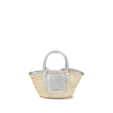 Jacquemus Beige Raffia Handbag