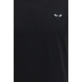Comme Des Garçons Play Black Cotton T-Shirt