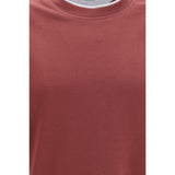 Brunello Cucinelli Bordeaux Cotton T-Shirt