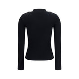 Courrèges Black Viscose Dress Shirt